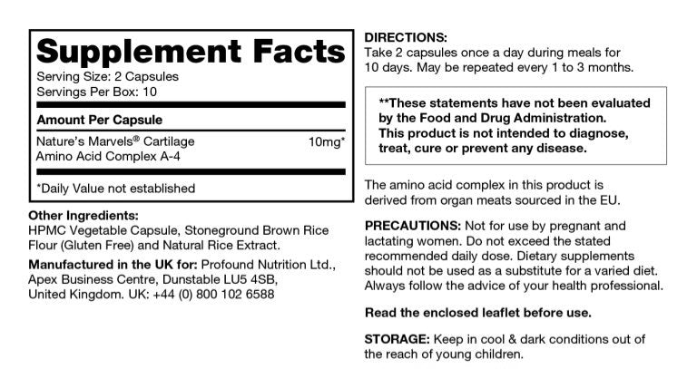 Sigumir Bioregulator Cartilage Support