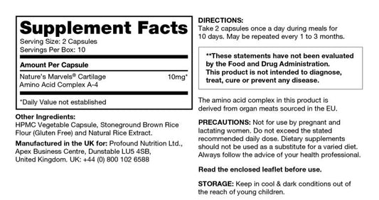 Sigumir Bioregulator Cartilage Support