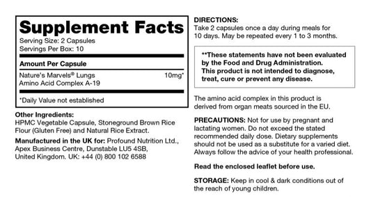 Taxorest Bioregulator Lung Support